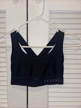 Under Armour Black Crossback Sports Bra